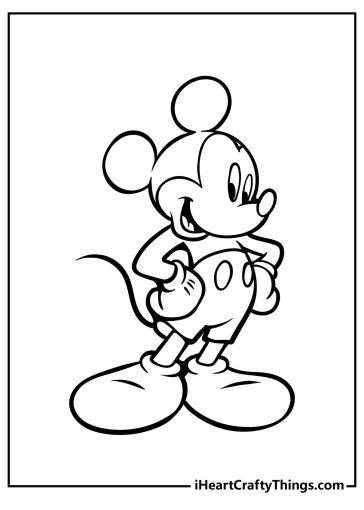 35 Mickey Mouse Coloring Pages (100% Free Printables)