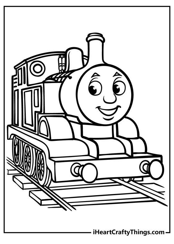 25 Thomas & Friends Coloring Pages (Free Printable PDFs)