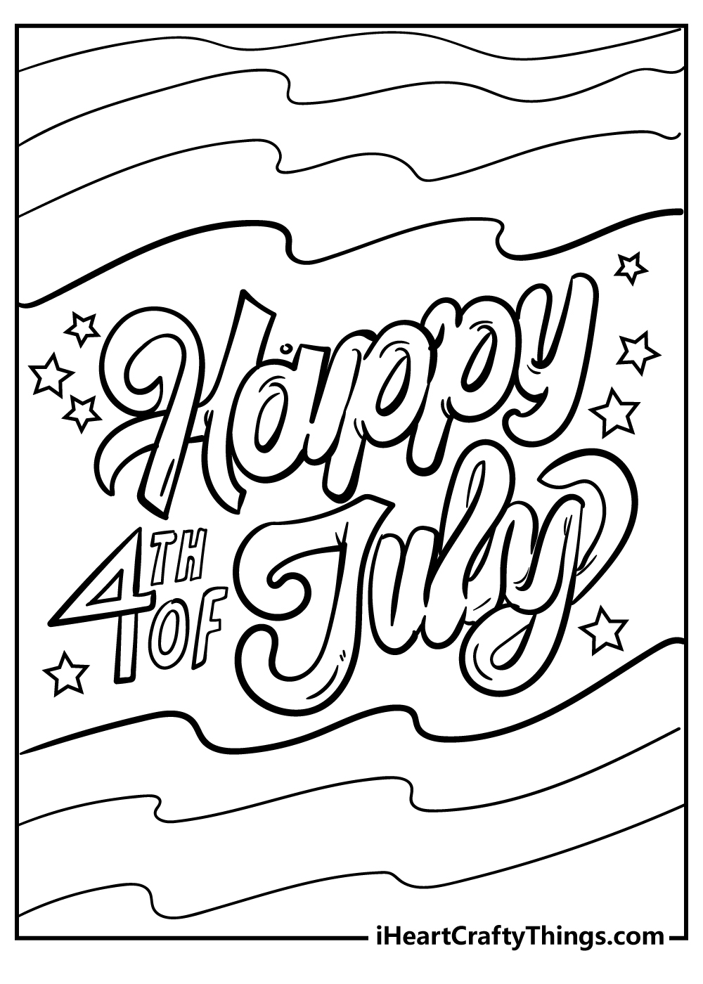 4th of July coloring pages free printable