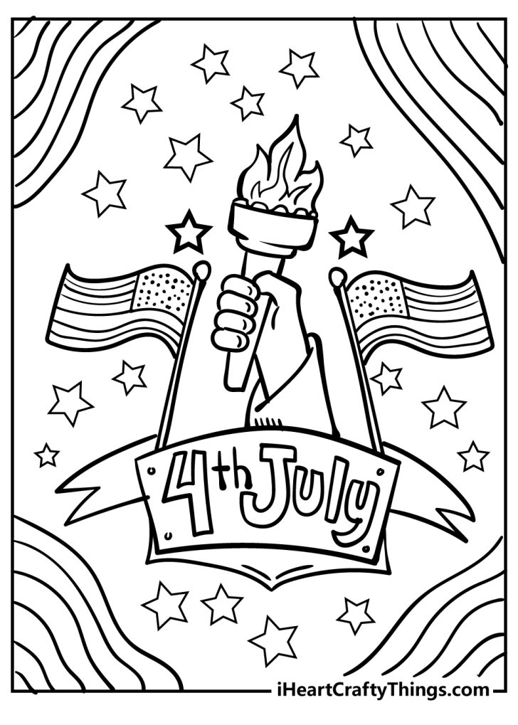 4th Of July Coloring Pages (100% Free Printables)