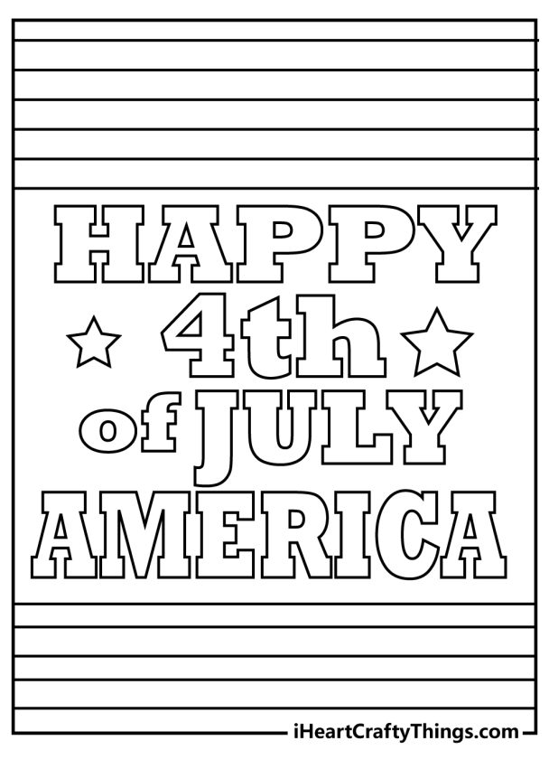 4th Of July Coloring Pages (100% Free Printables)