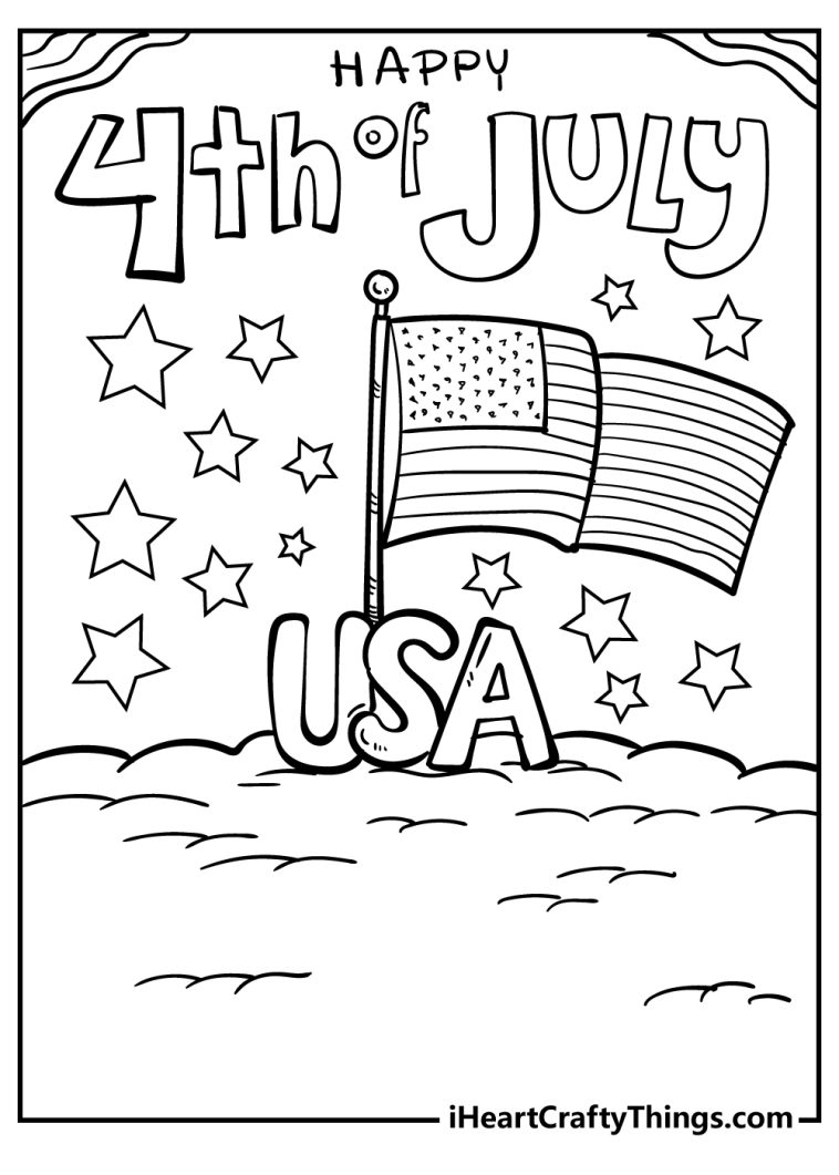 Printable 4th Of July Coloring Pages (Updated 2023)