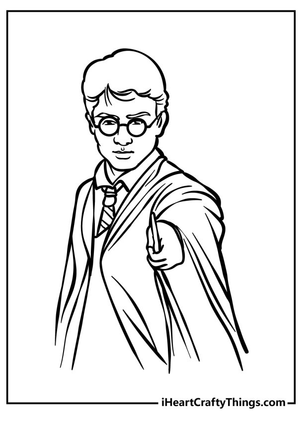 Harry Potter Coloring Pages (100% Free Printables)