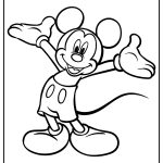 Mickey Mouse Coloring Pages free printable