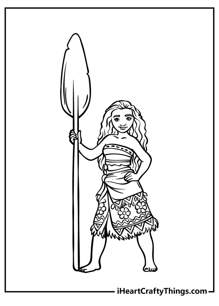 Printable Moana Coloring Pages (Updated 2022)