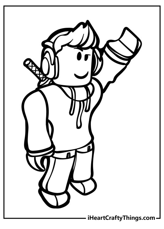 Printable Roblox Coloring Pages (Updated 2023)