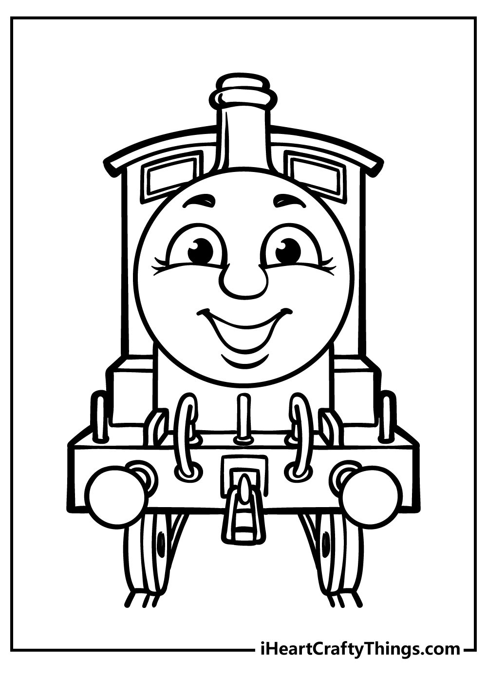 Thomas The Tank Engine James Coloring Pages