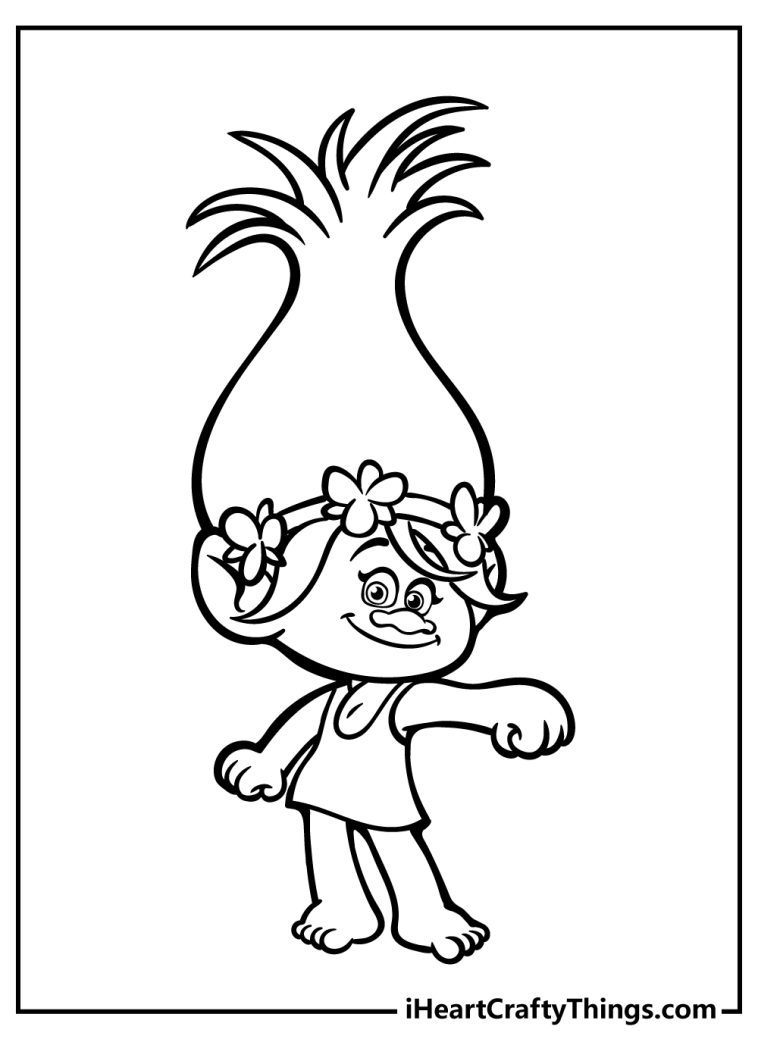 Troll Coloring Pages (100% Free Printables)