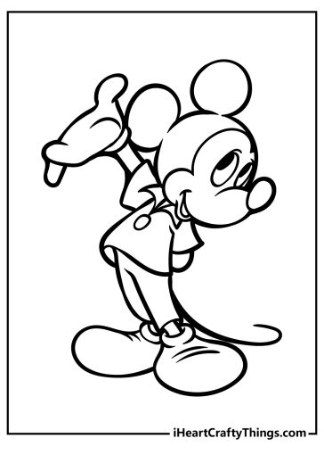 35 Mickey Mouse Coloring Pages (100% Free Printables)