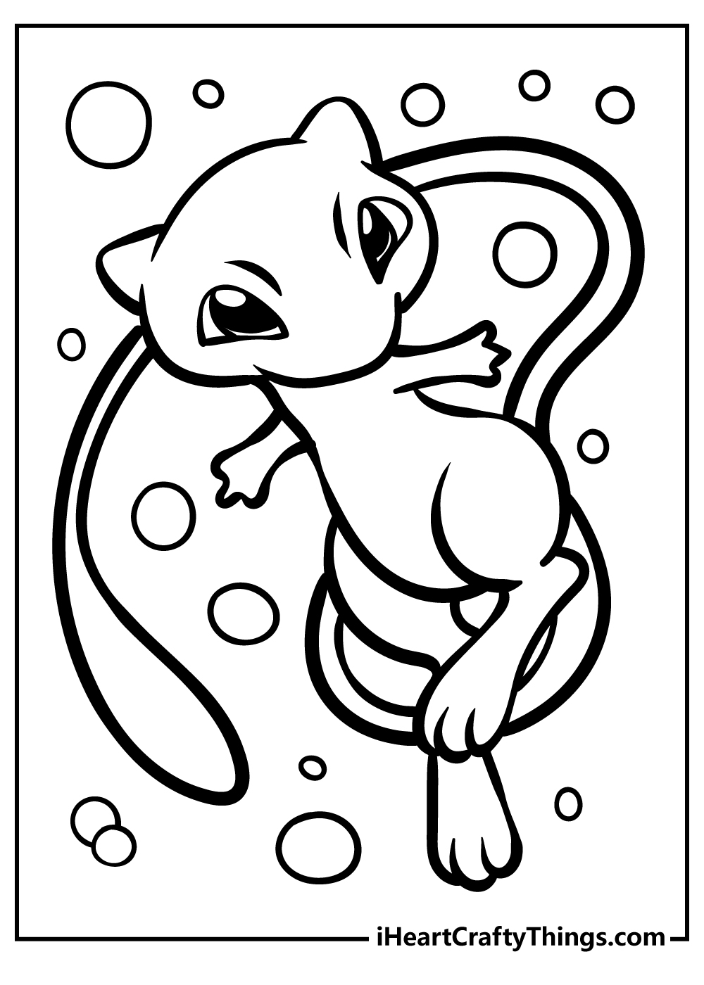 Pokemon Coloring Sheet for children free download