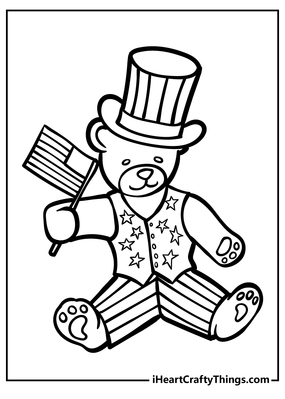 Free Printable Hats To Color For 4th Of July - PK1Kids