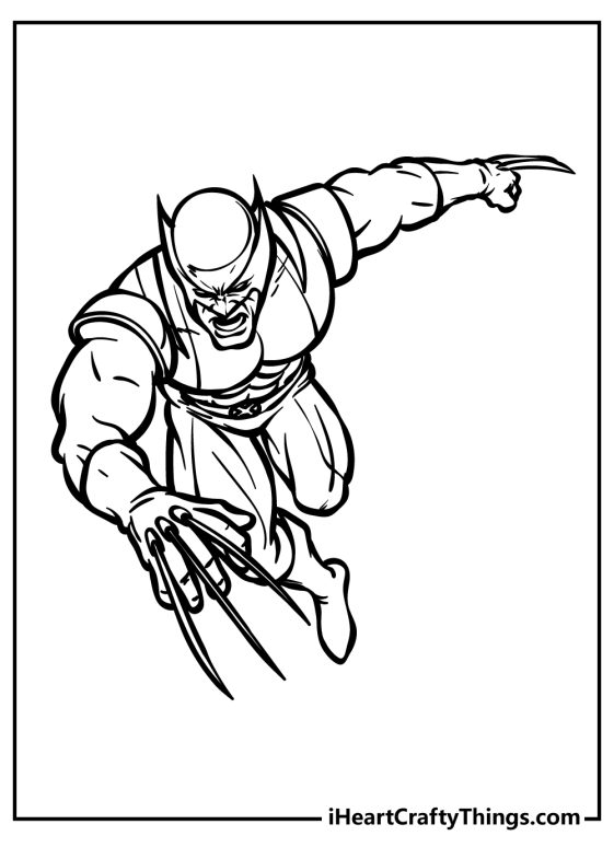 Superhero Coloring Pages (100% Free Printables)