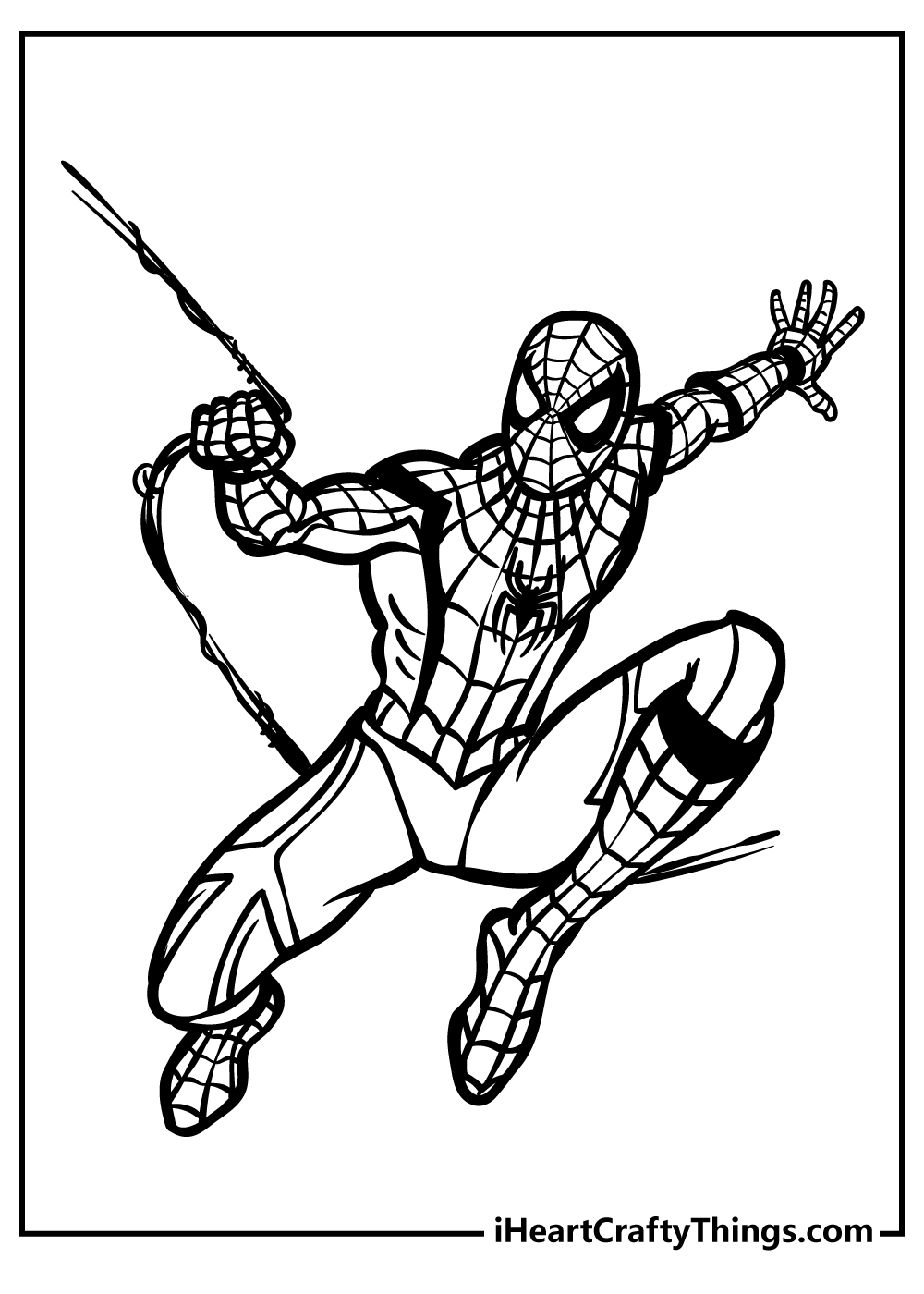 Spider-Man coloring pages free printable