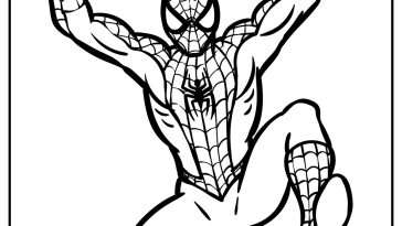 Spider-Man Coloring Pages free printable