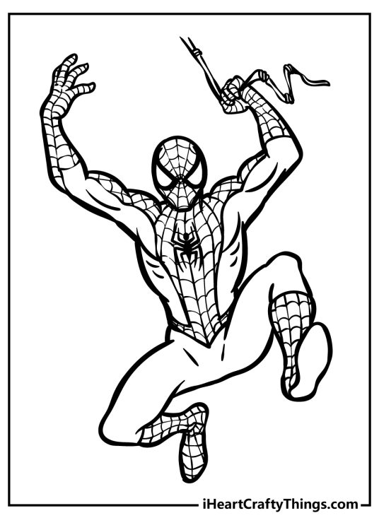 50 Spider-Man Coloring Pages