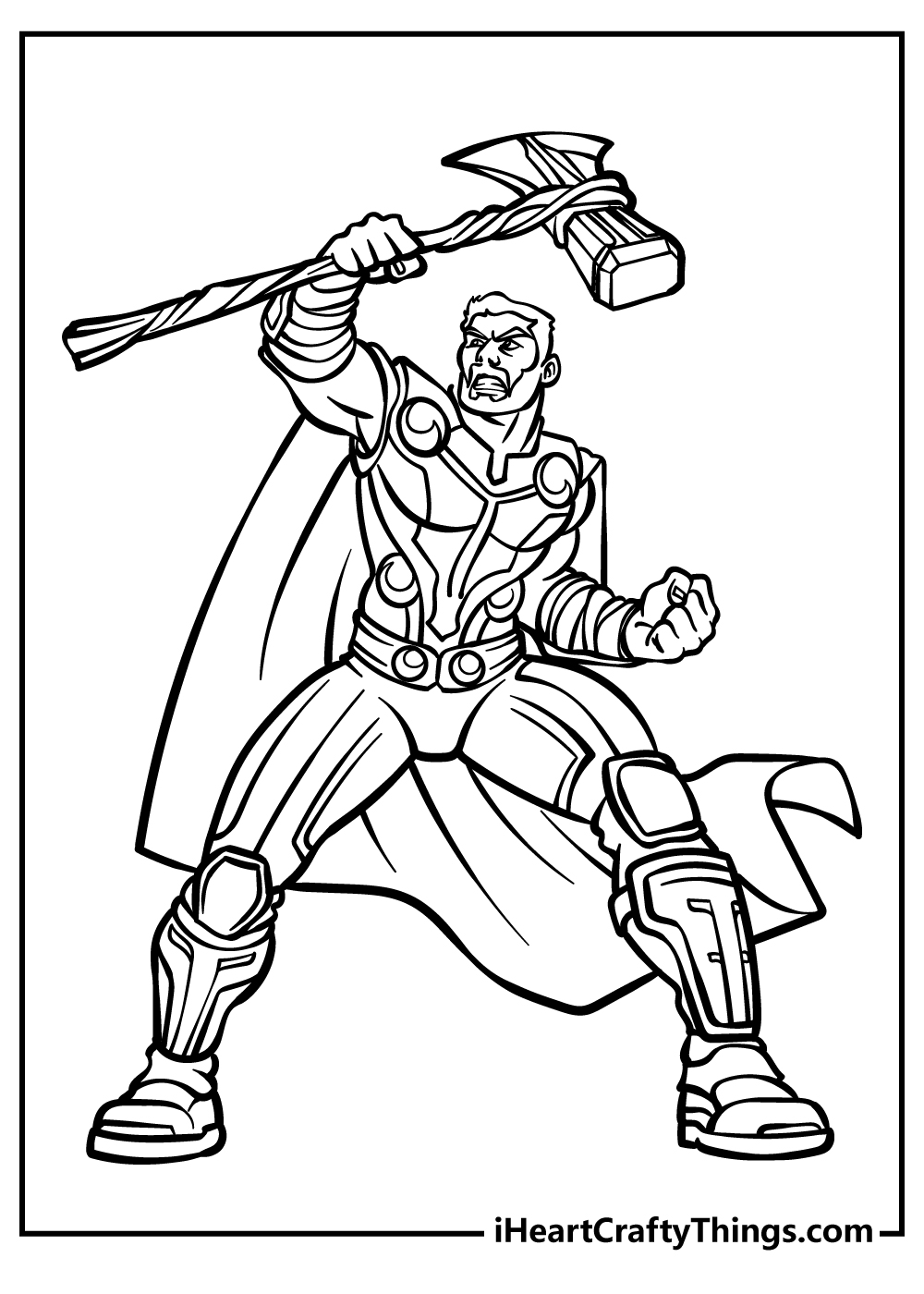 loki and thor coloring pages