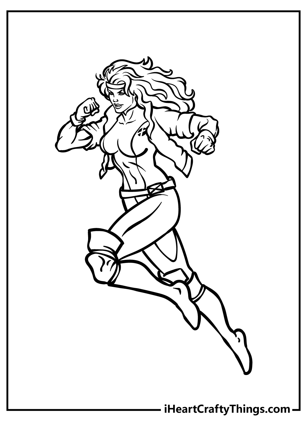 free complex superhero coloring pages to print