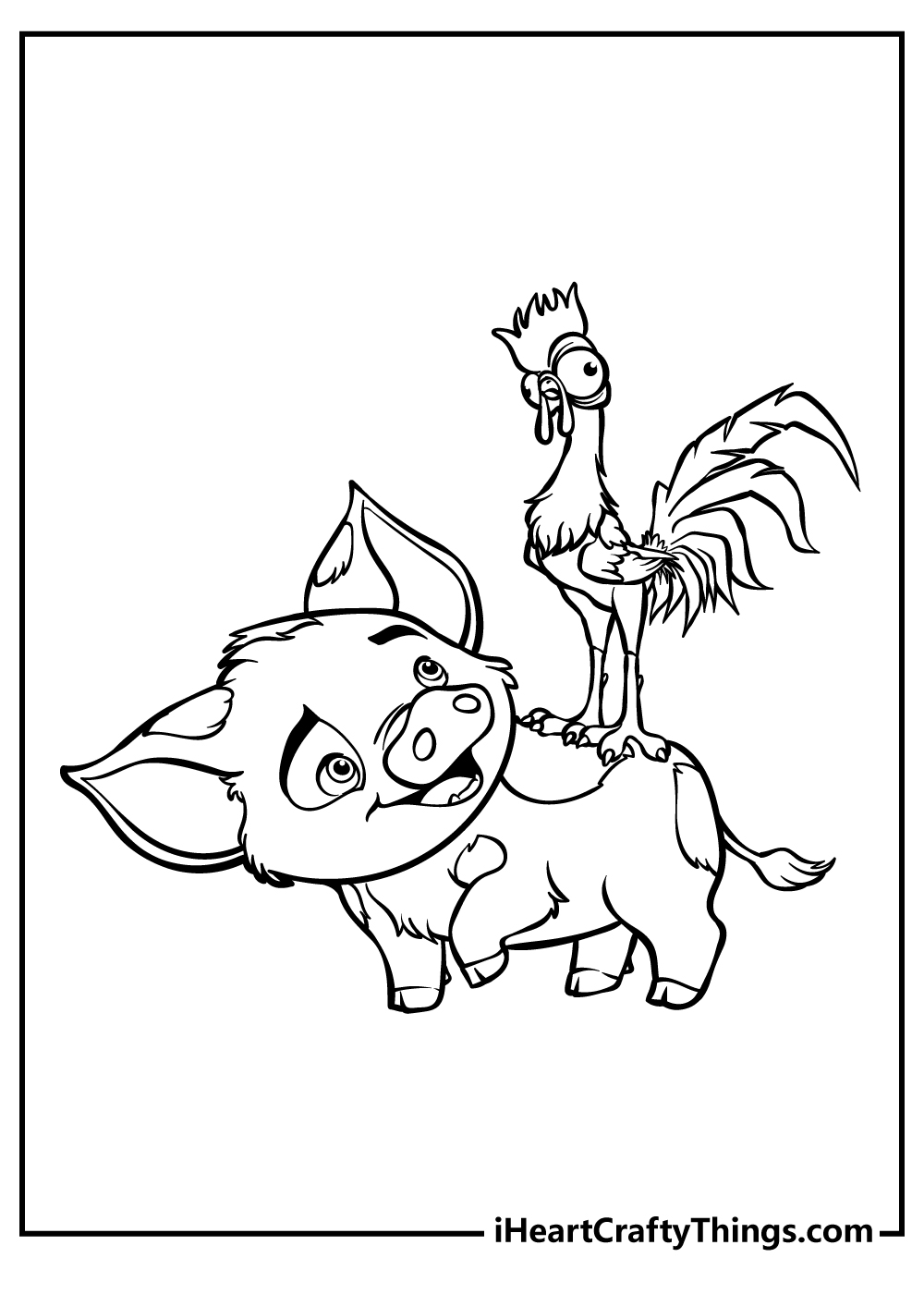 Moana coloring pages free printable
