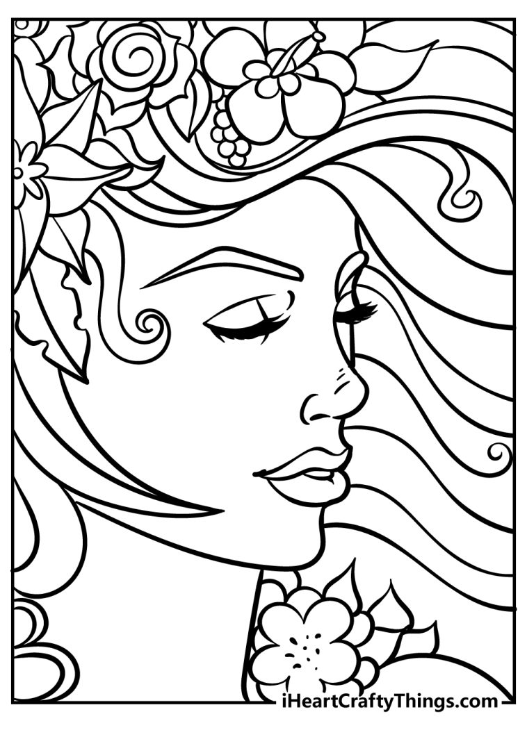 37 New Adult Coloring Pages (100% Free To Download & Print)