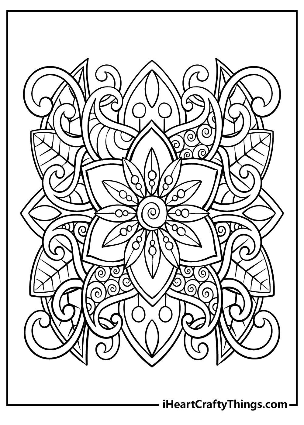 Adult Coloring Pages to Print for Free