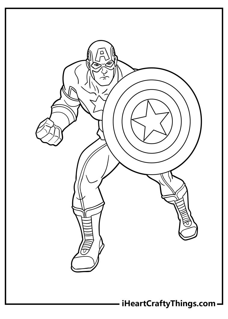 Avengers Coloring Pages (100% Free Printables)