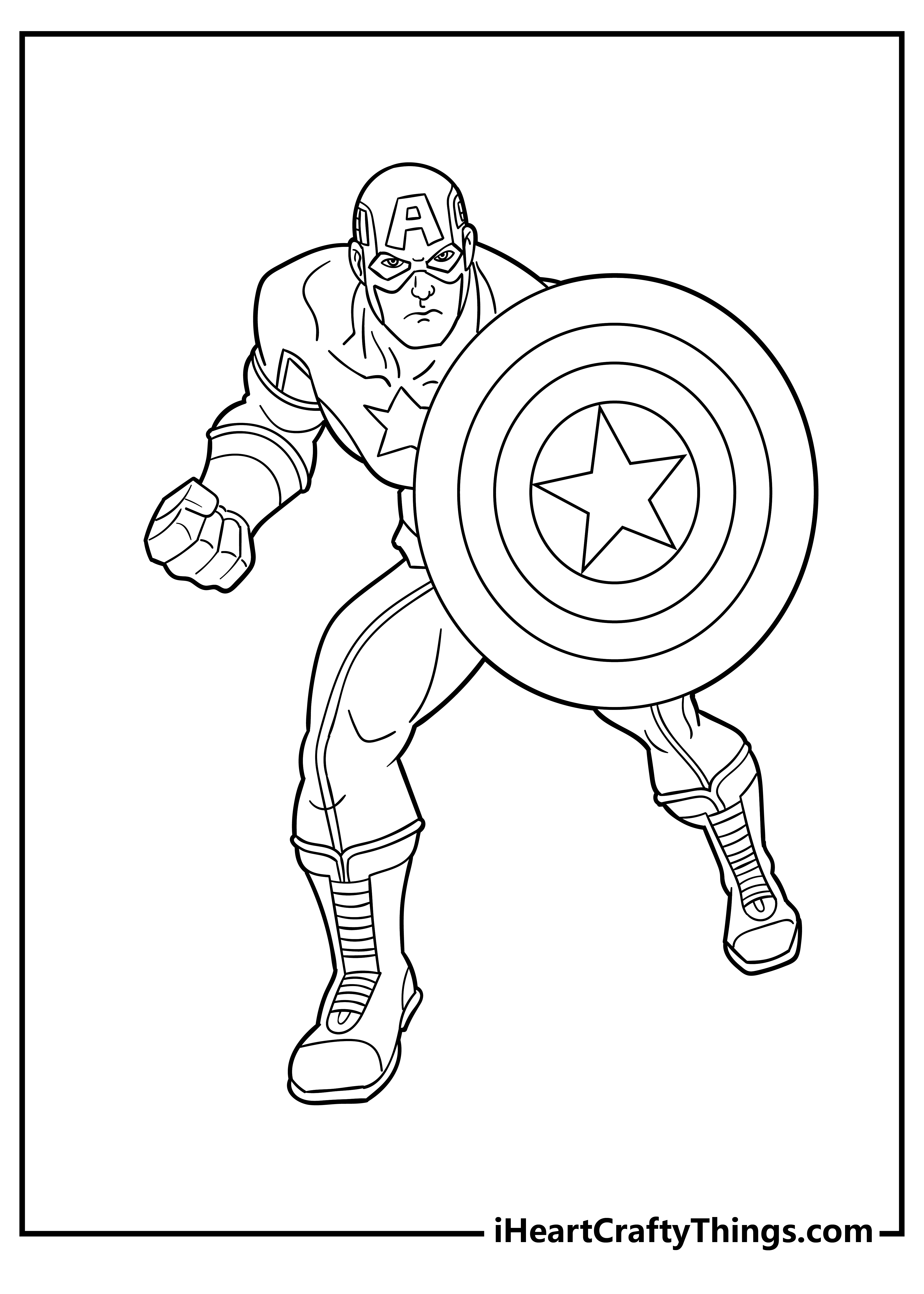 Avengers Coloring Pages for adults free printable