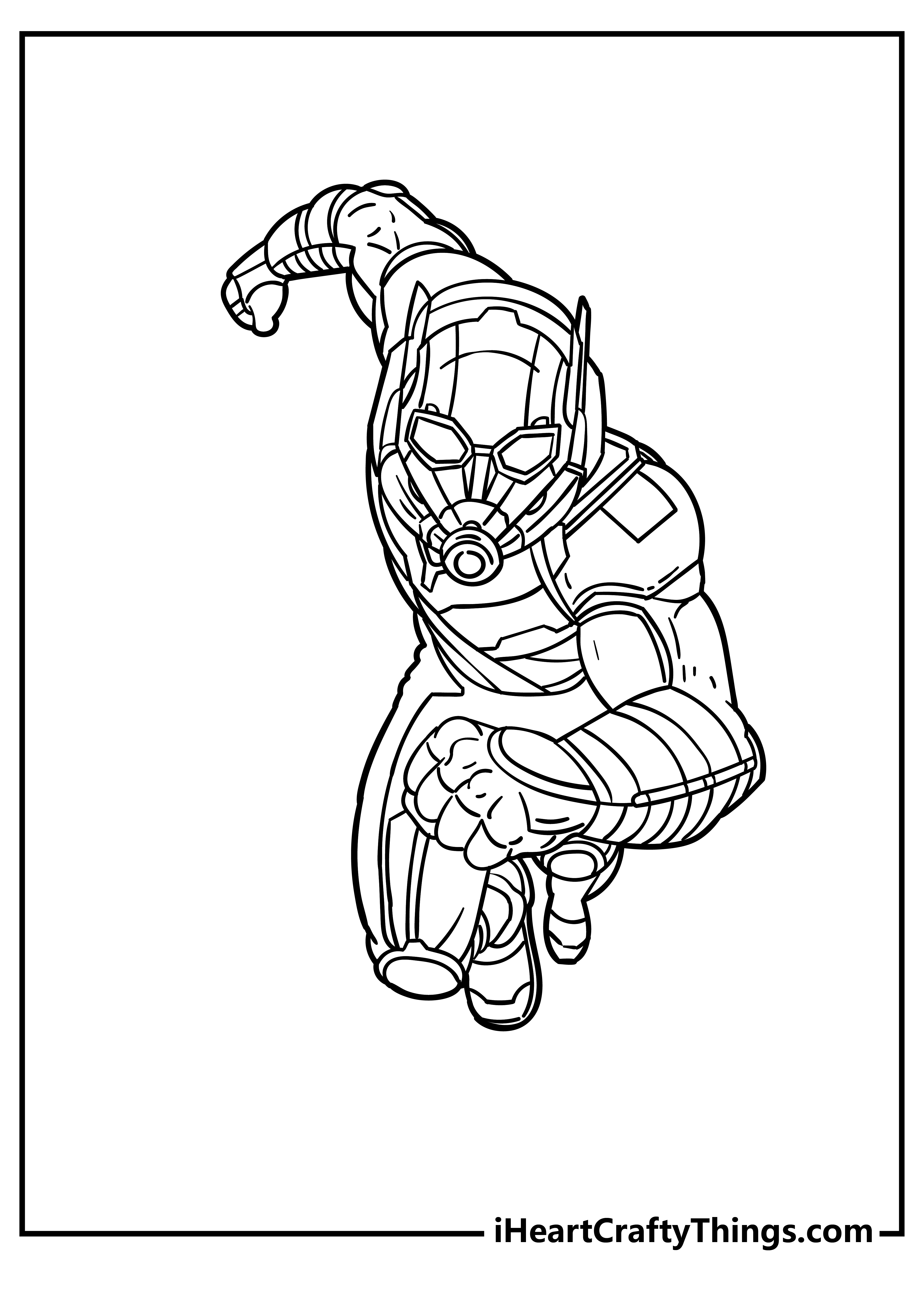 Avengers Coloring Book for kids free printable
