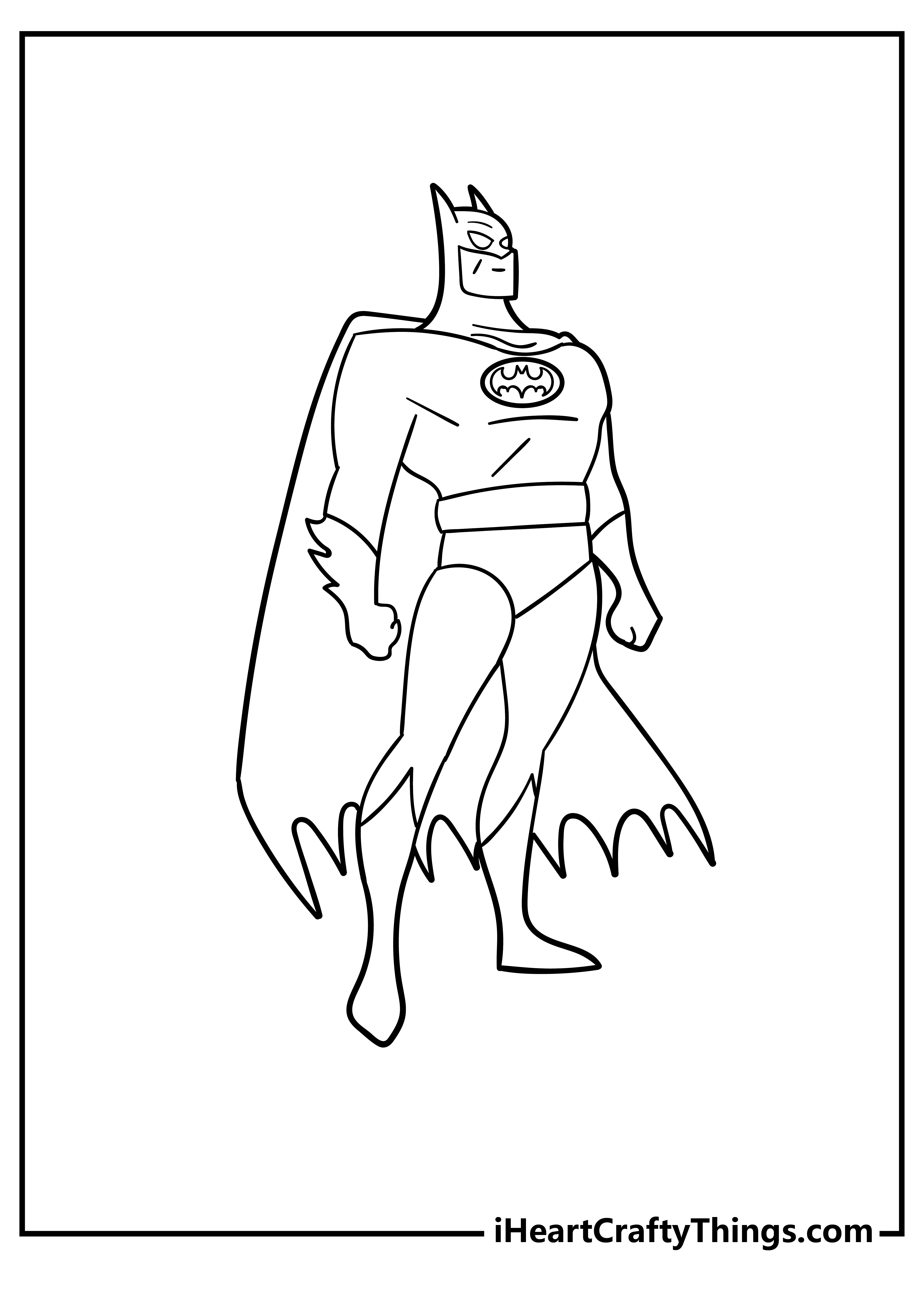 Batman Coloring Pages (100% Free Printables)