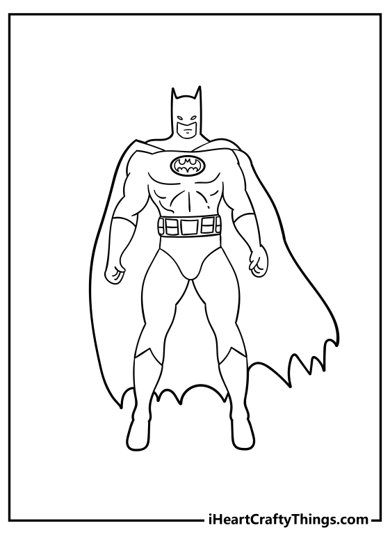Batman Coloring Pages (100% Free Printables)