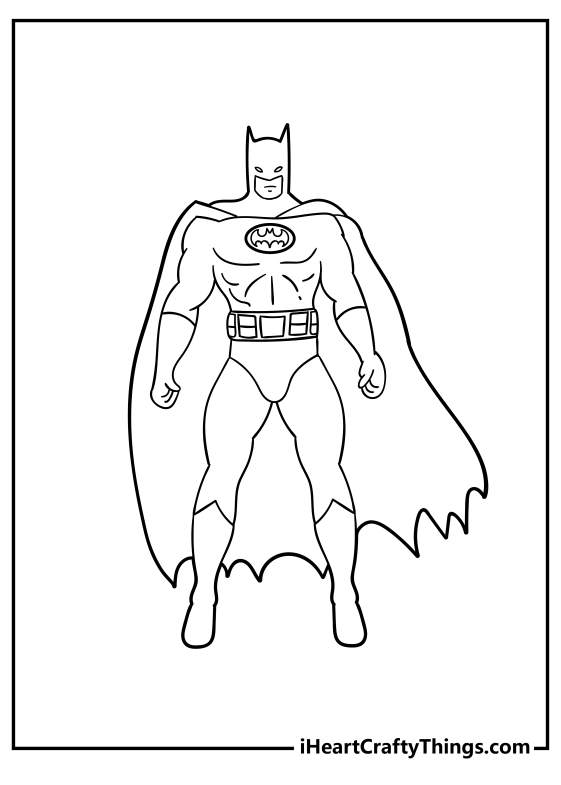 45 Batman Coloring Pages (100% Free Printables)