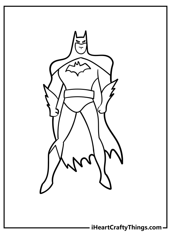 Printable Batman Coloring Pages (Updated 2022)