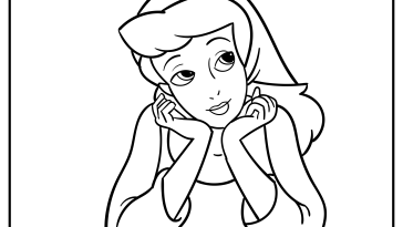 Cinderella Coloring Pages free printable