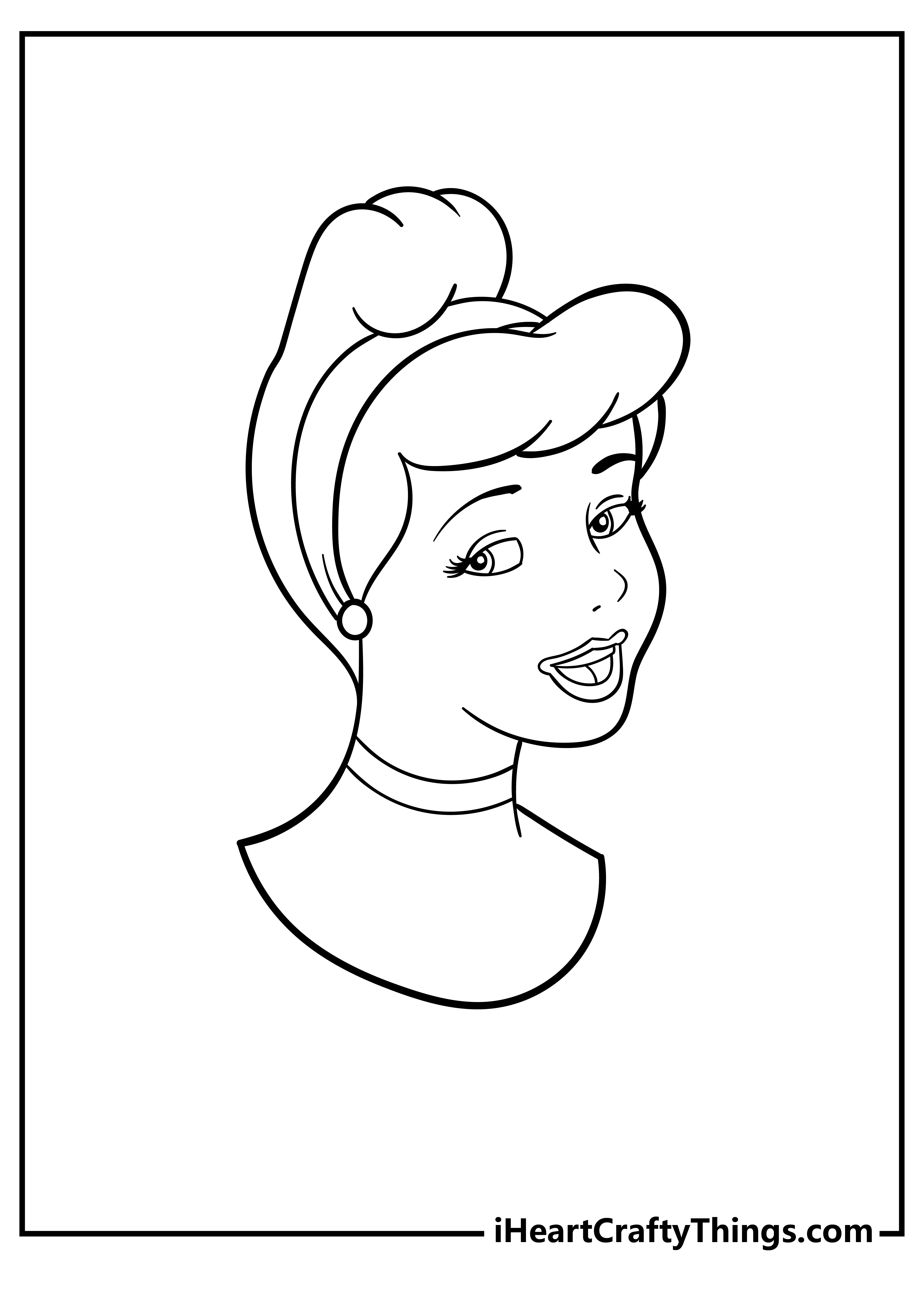 900  Coloring Pages Disney Princess Cinderella  HD