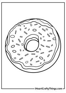 20 Donut Coloring Pages (100% Free Printables)
