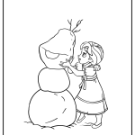 Elsa and Anna Coloring Pages free printable