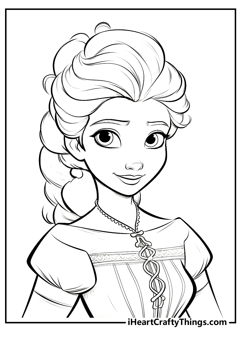 Drawing Elsa (Frozen) by HenningBlom | OurArtCorner