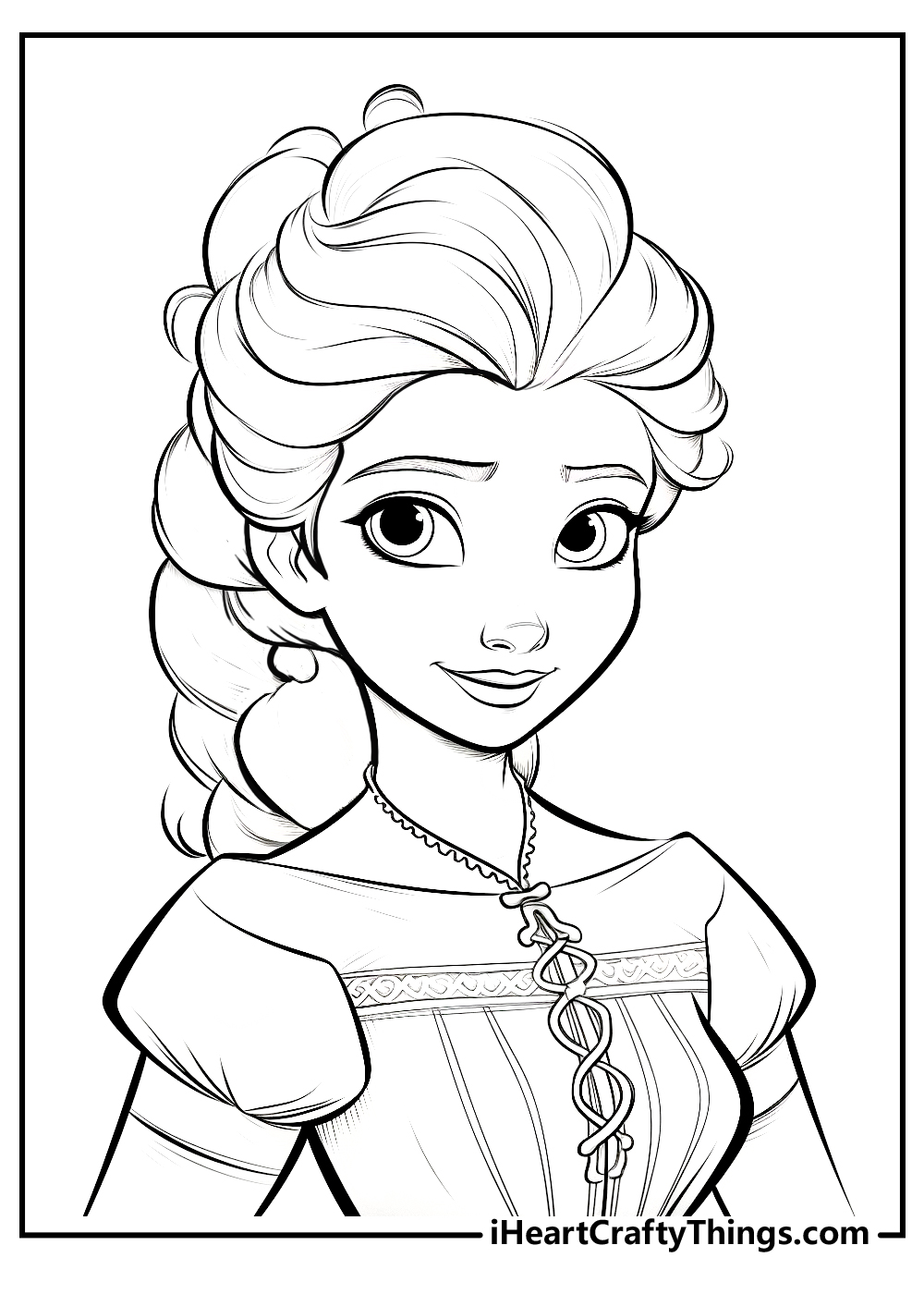 pictures of frozen coloring pages