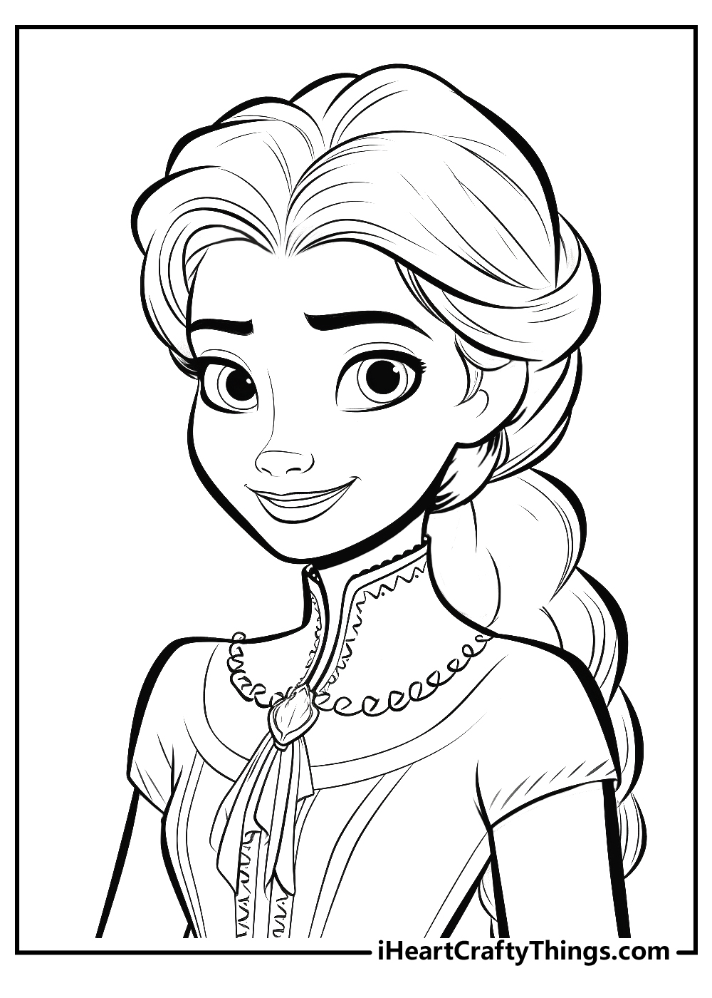 elsa from frozen coloring pages