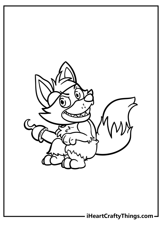 Bonnie from Five Nights at Freddy's Coloring Page