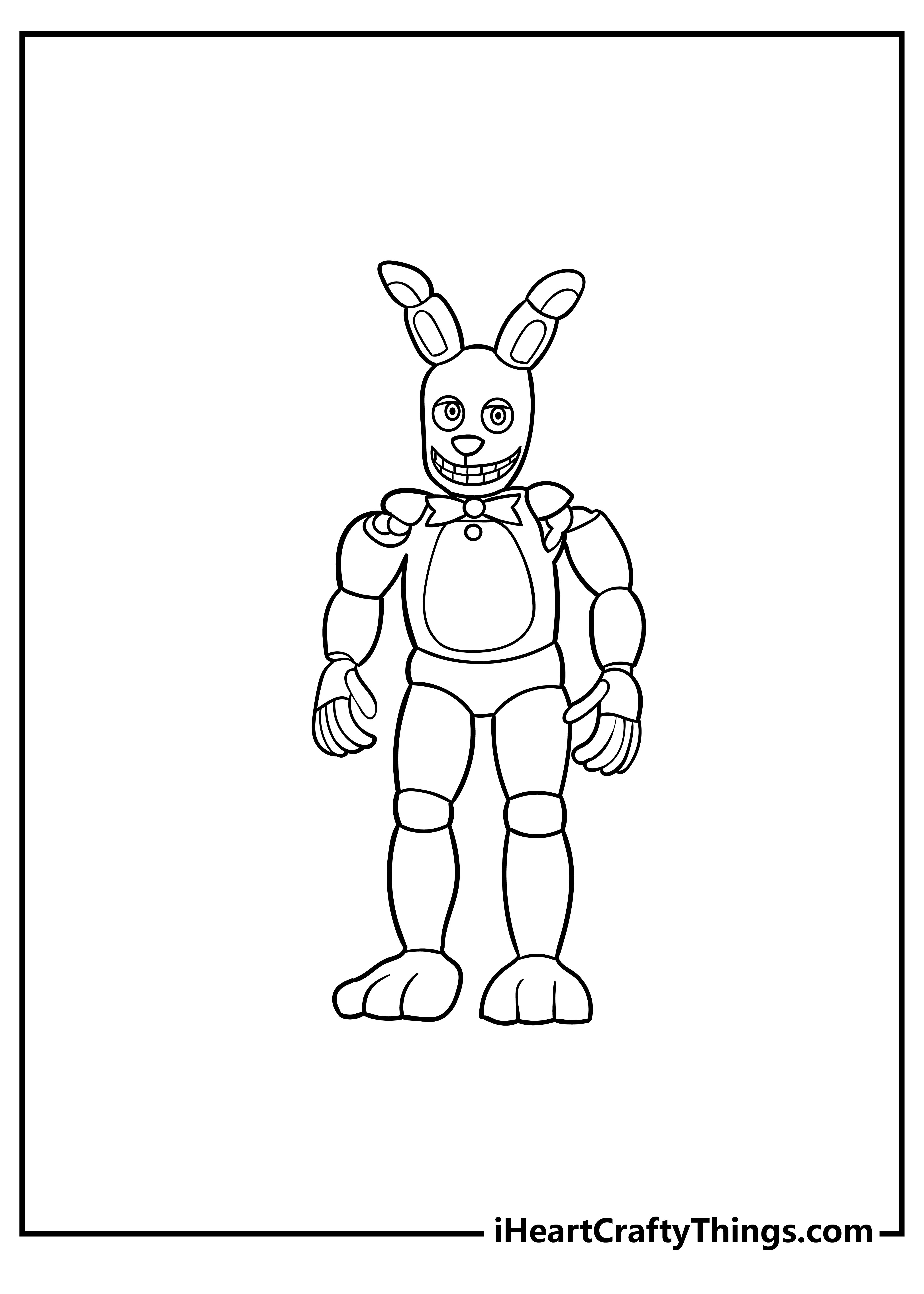 Five Nights At Freddy’s Coloring Book free printable