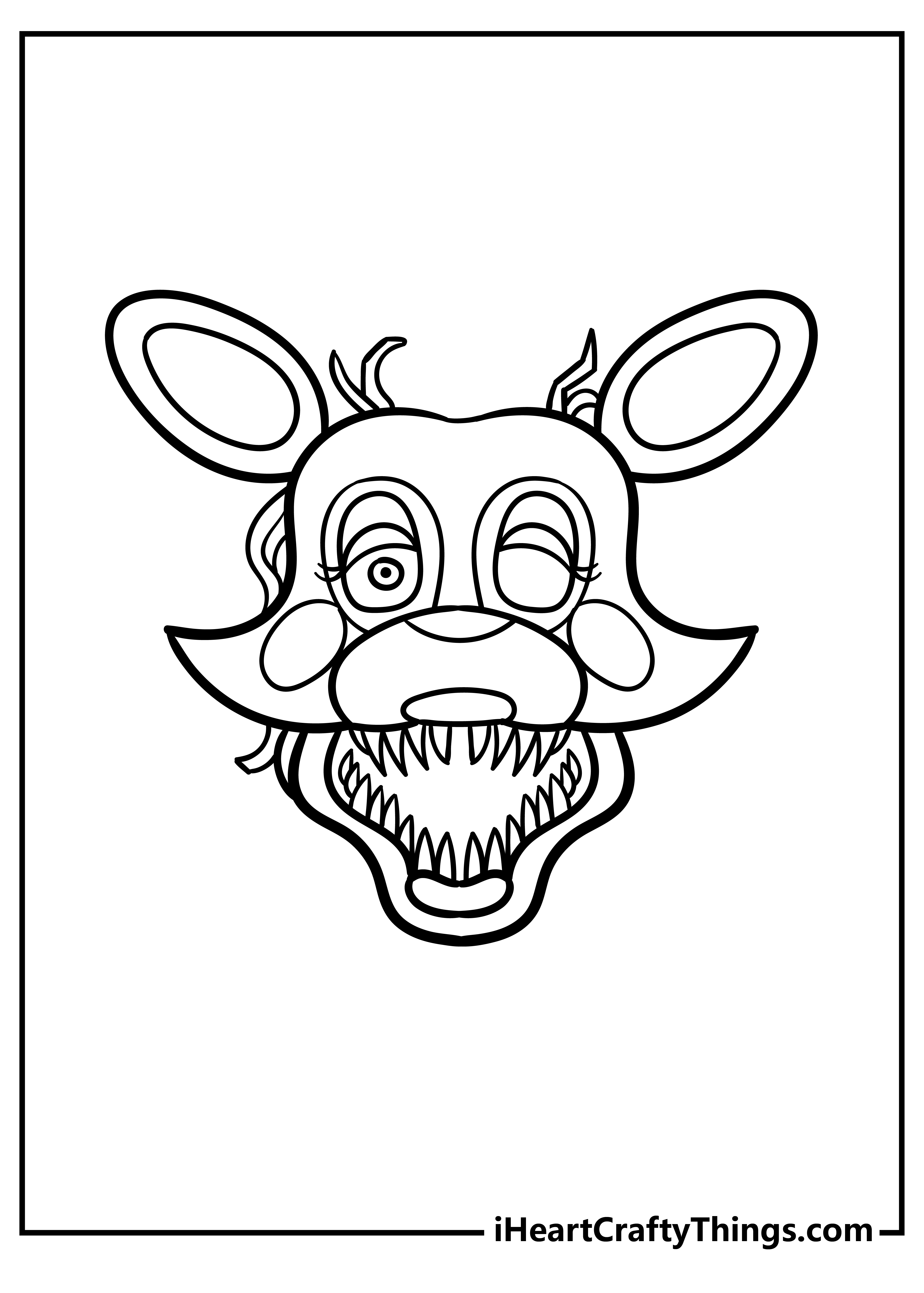 Various Five Nights At Freddy's Coloring Pages PDF To Your Kids