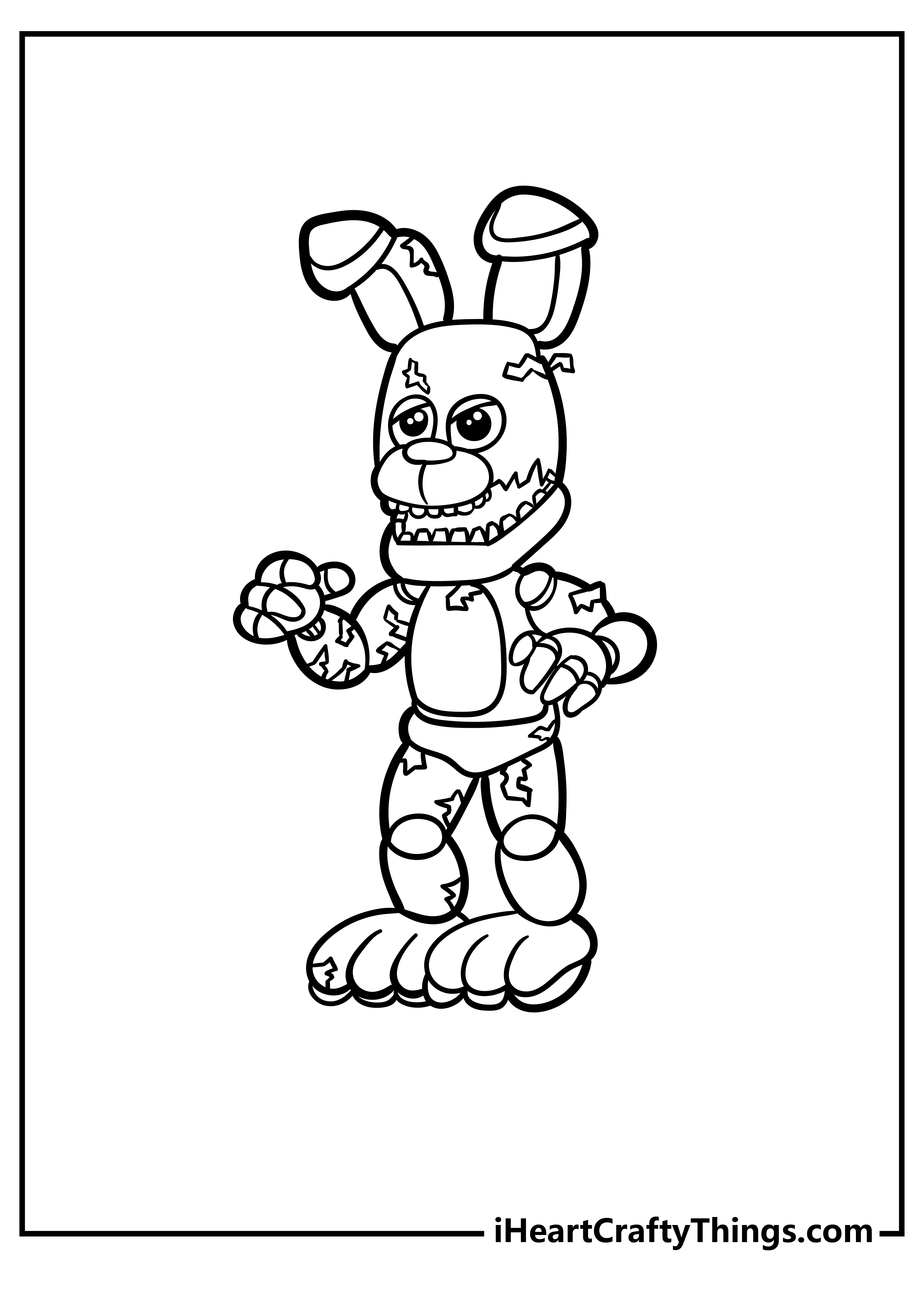 Free Coloring Pages To Print Five Nights At Freddys Coloring Pages