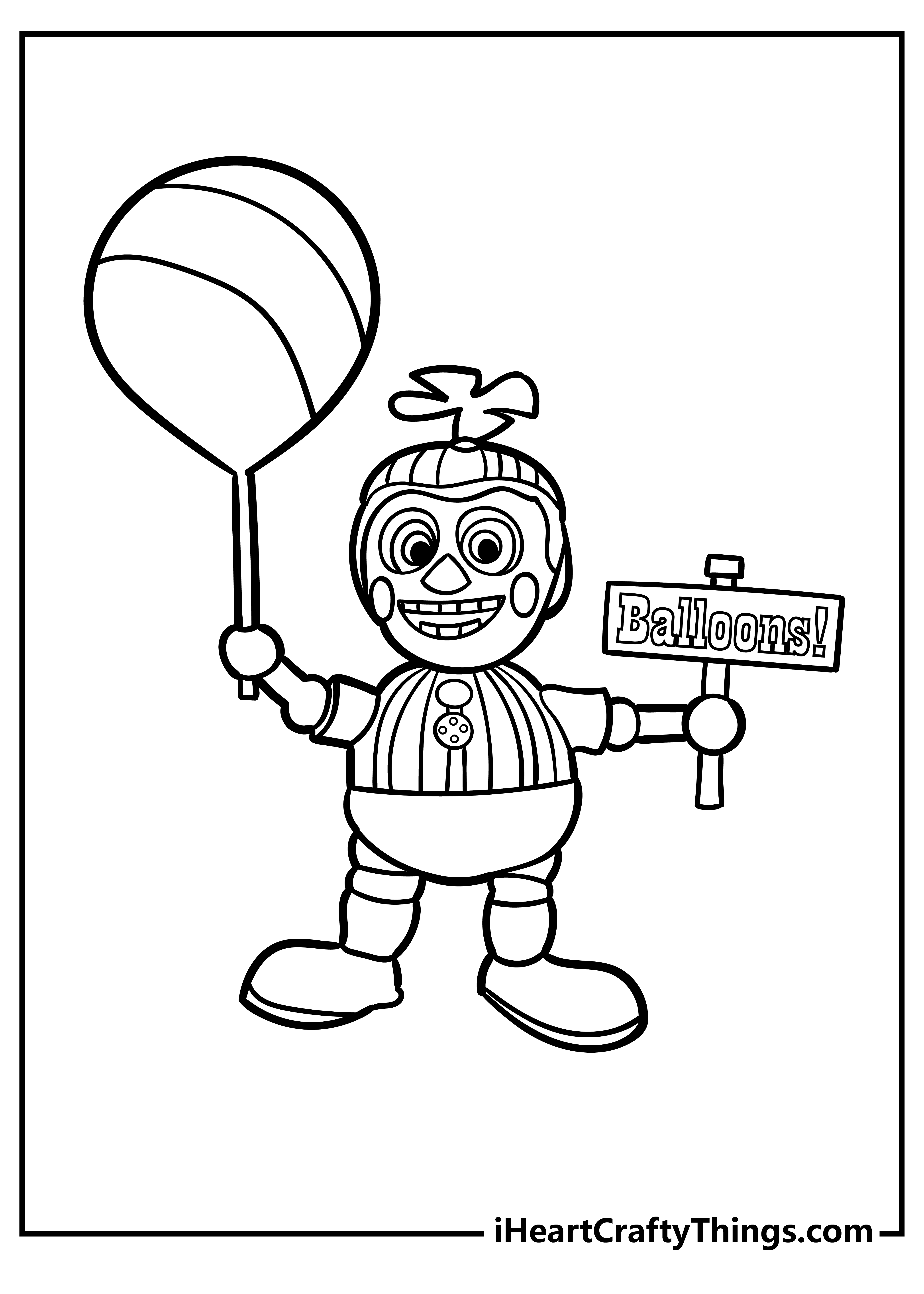 Five Nights At Freddy’s Coloring Book for adults free download