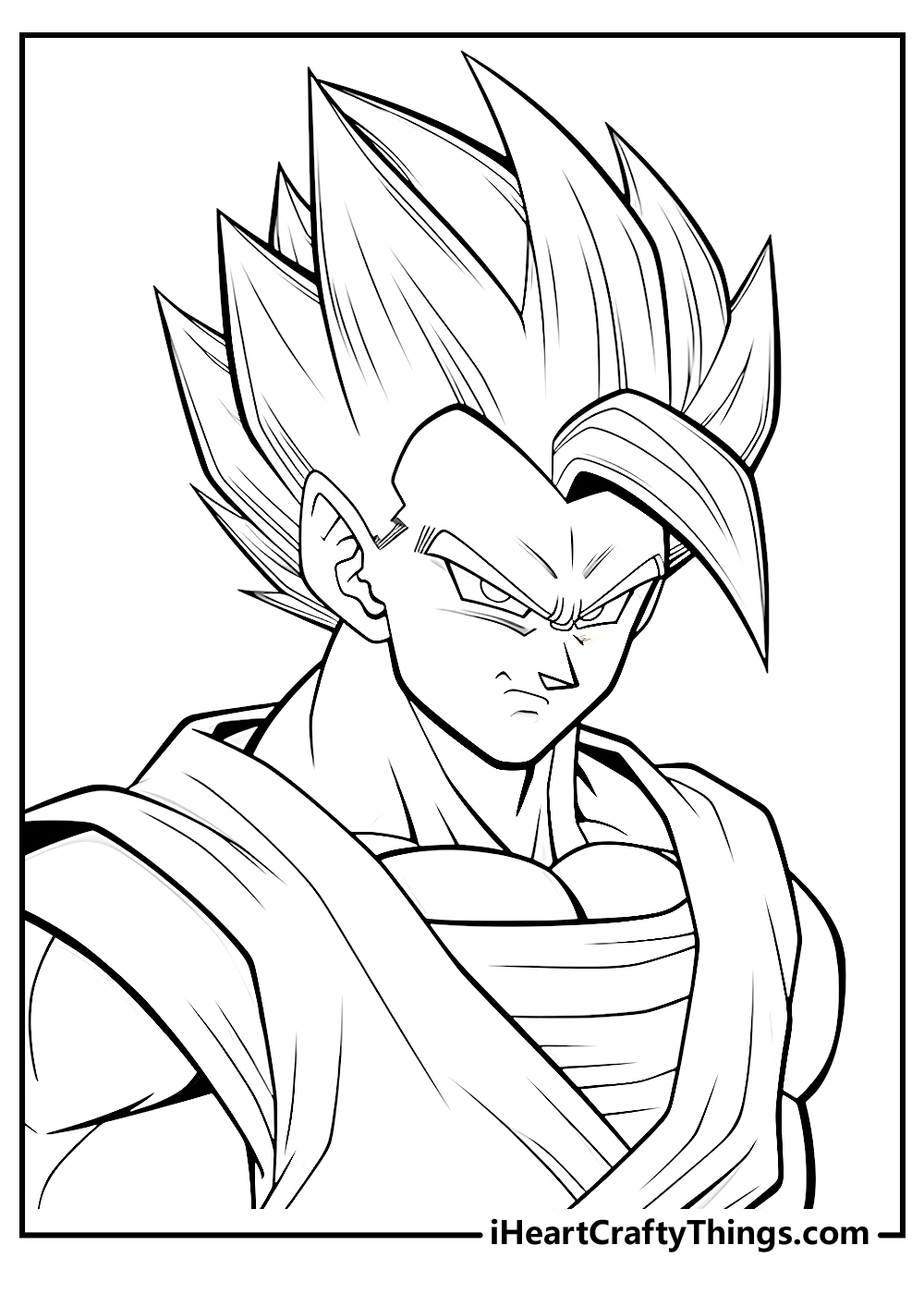 high detailed goku super saiyan coloring picture  Goku super saiyan, Super  coloring pages, Goku super