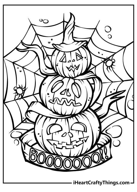 80 Halloween Coloring Pages: Free Printables For Kids