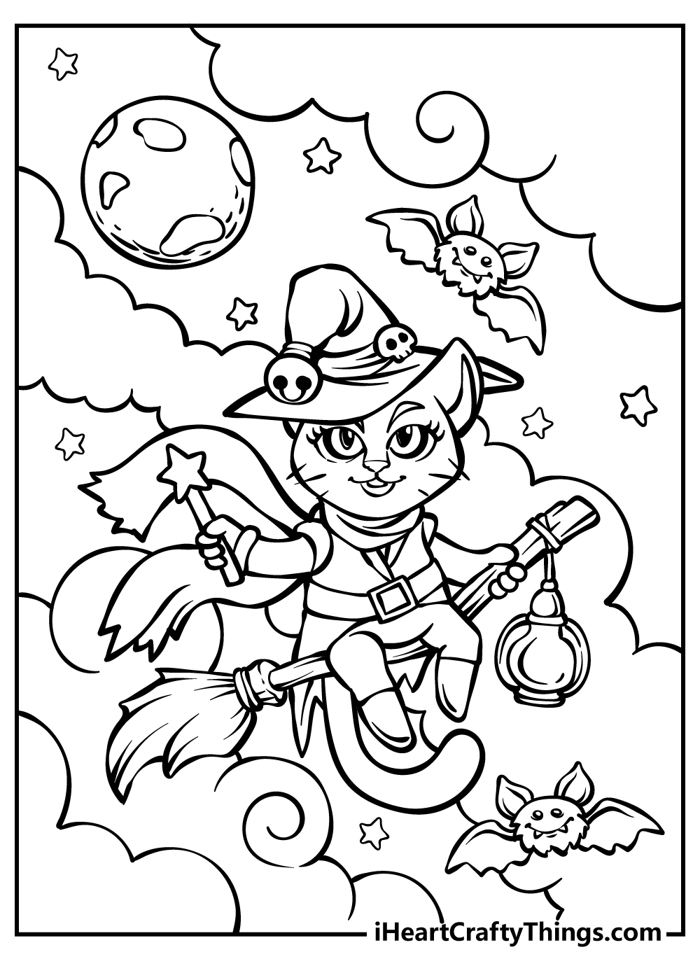Halloween Coloring Pages for adults free printable