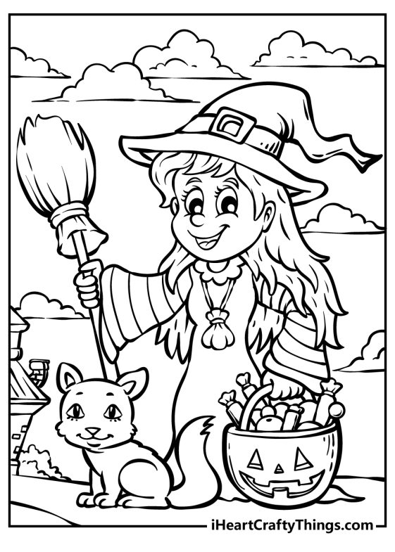 Printable Halloween Coloring Pages (Updated 2023)