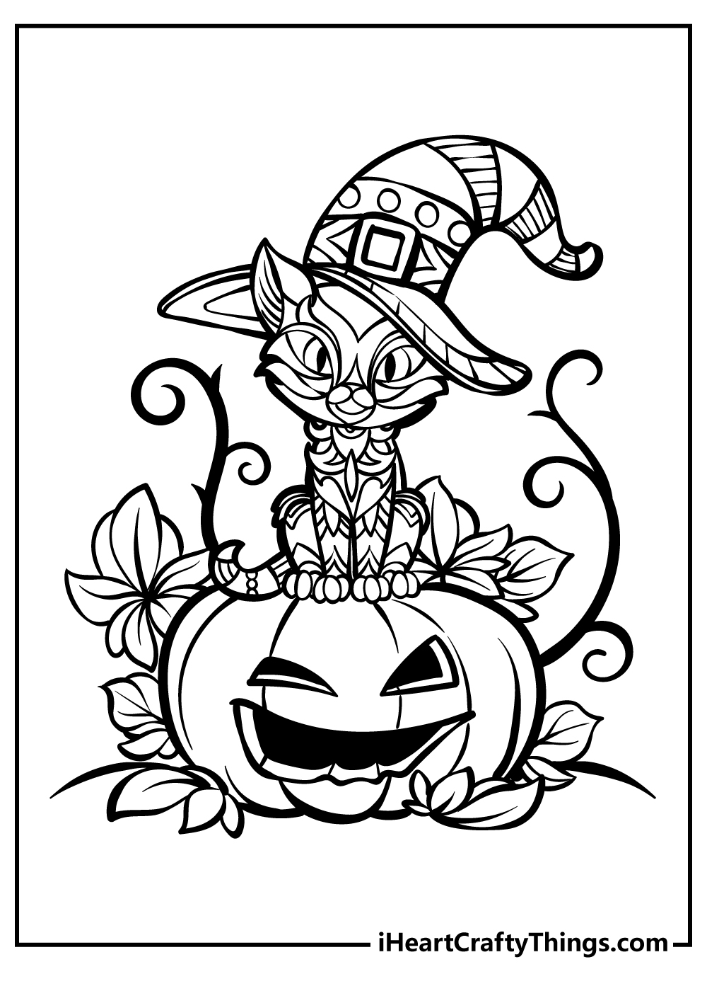 Halloween Coloring Book free printable