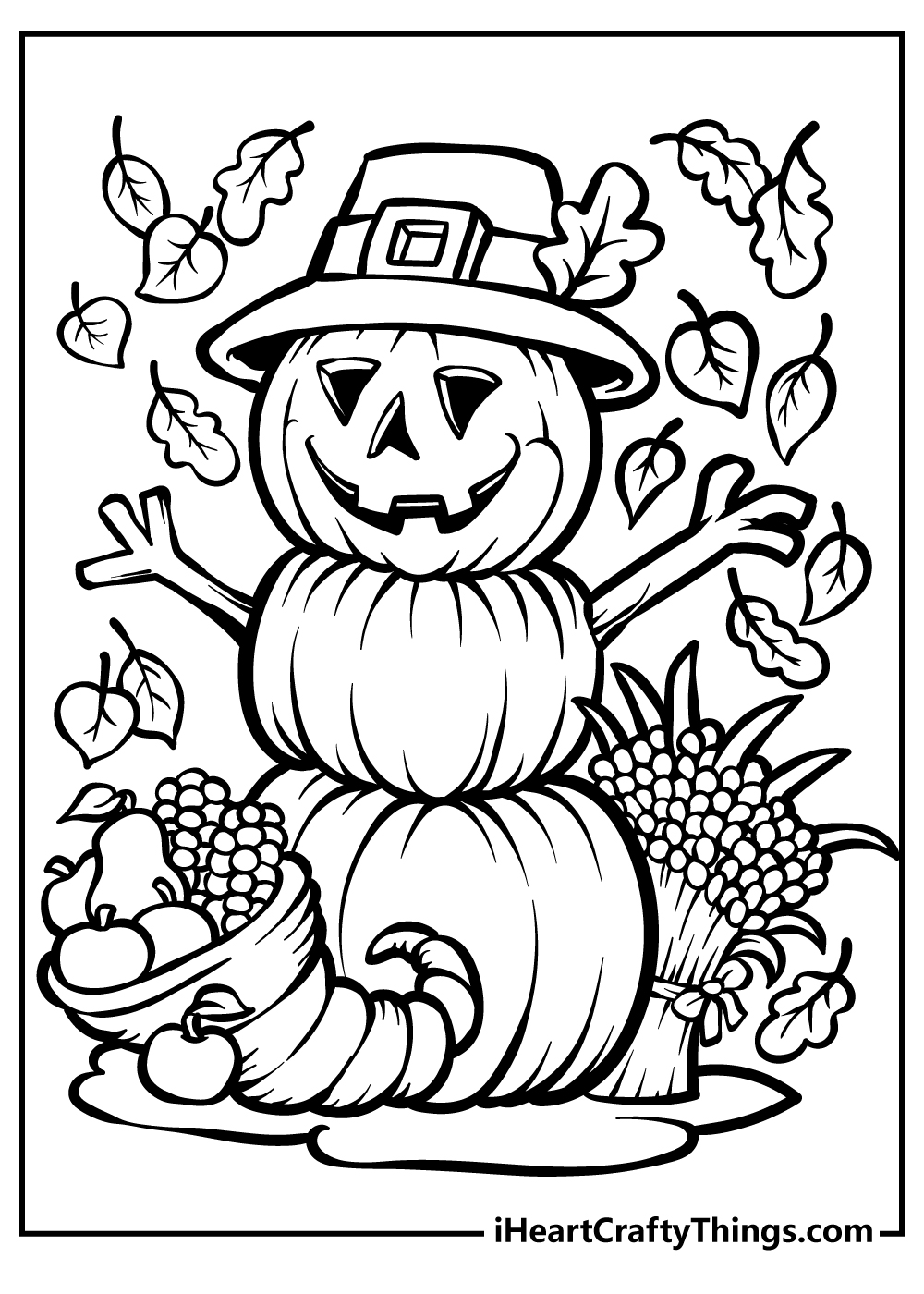 Halloween Coloring Sheet for children free download