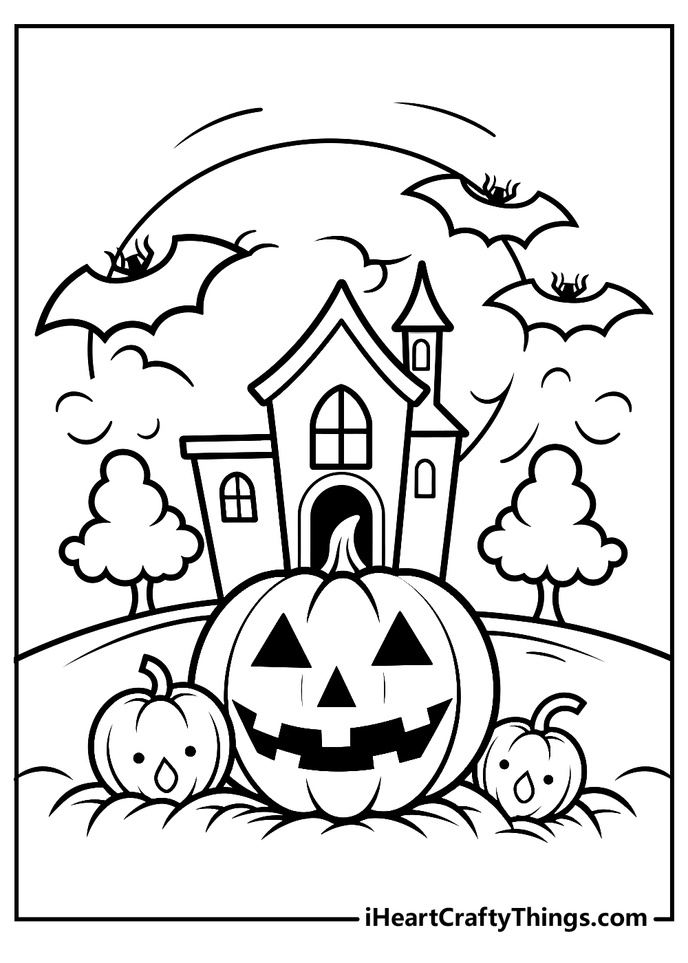 new halloween coloring sheet for kids
